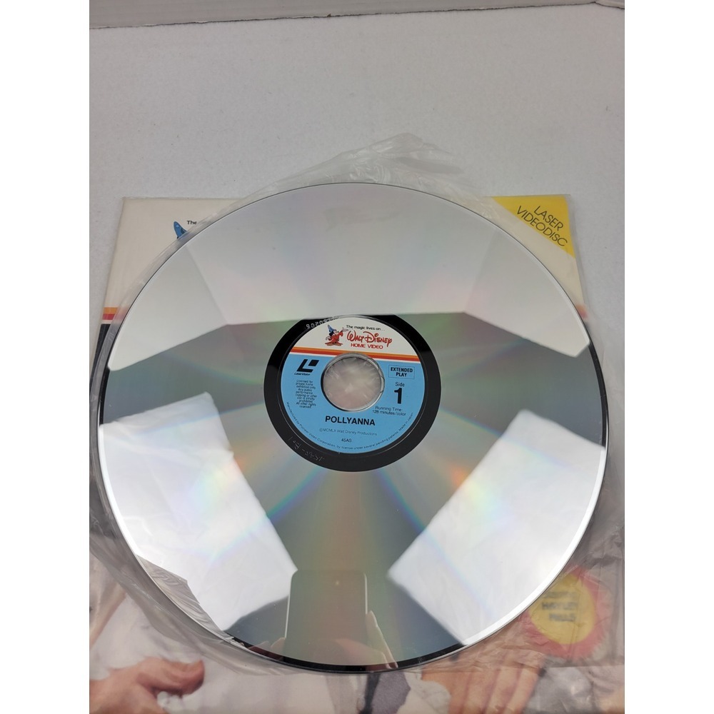 Vintage Walt Disney Home Video Pollyanna & Mary Poppins Laser‎ Videodisc Album - Picture 6 of 13